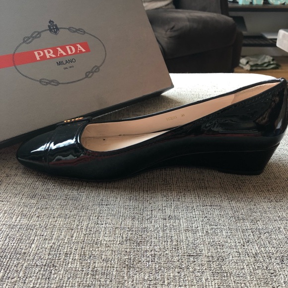 Prada low wedges - like new! - Picture 2 of 5